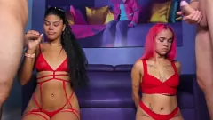 Play Lesbian Latinas Go Wild: Amateur Threesome with Deepthroat Blowjob & Footjob Fetish