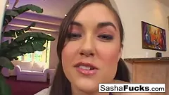 Play Skinny Brunette Sasha Grey in Intense Hardcore Sex Session