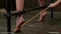 Play Redhead Lesbian in Rough BDSM Bondage Session