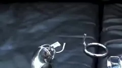 Play Bondage Session: Tight Cock Chastity with Toys and Femdom POV