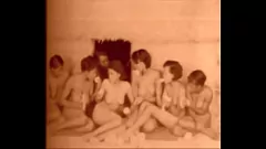 Afspelen Ervaar de passie in een Moorse harem: een vintage orgie met harige groep ontmoetingen