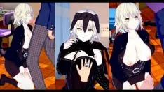 تشغيل 【エロゲーコイカツ！】fgo(フェイト) ジャンヌ・オルタにおっぱい揉みまくりh！3dcg巨乳アニメ動画(fgo(フェイト))【ヘンタイゲーム ふぇいとぐらんどおーだー】