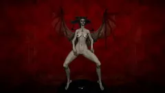 Afspelen Lilith's slechte kerkerdans: grote tieten en kontplagen in HD