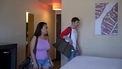 Step Mom Krystal Davis Can't Resist Her Step Son's Big Black Dick